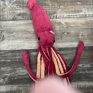 Vibrant Plush Squid Toy Wild Republic made so well!